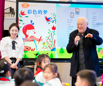 課文作家走進校園 書香校園聯盟開啟閱讀第一課